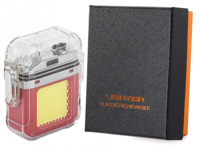 Briquet plasma avec lampe LED rechargeable USB
