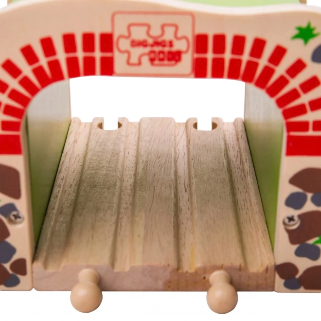 Bigjigs Rail Tunnel ferroviaire double