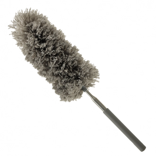 Plumeau télescopique gris en microfibre