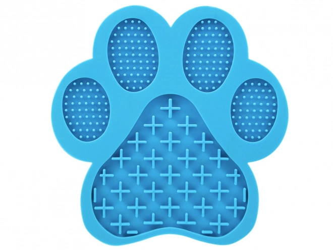 Tapis de léchage anti-stress pour chiens en forme de patte