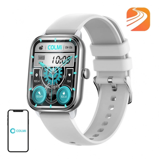 Montre connectée Colmi C61 argentée
