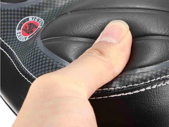 Selle de vélo confortable et douce avec ressorts en mousse