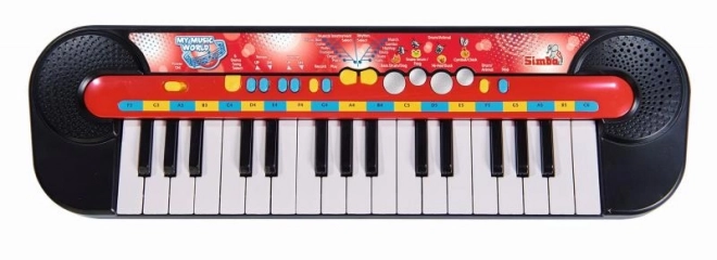 Piano, 32 touches, 45 x 13 cm, à piles