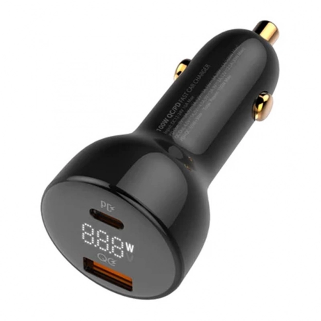 Chargeur de voiture LDNIO USB et USB-C 100 W