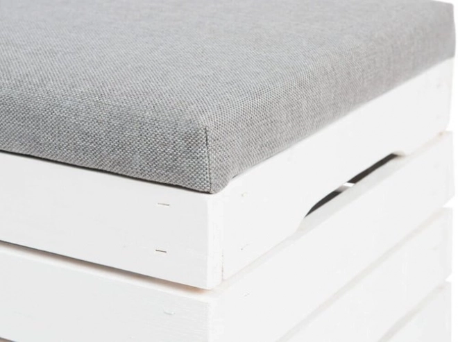 Pouf en bois - coffre