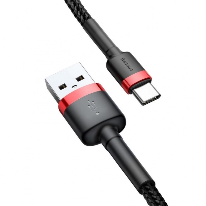 Câble USB-C Baseus Cafule 3A 1m rouge-noir
