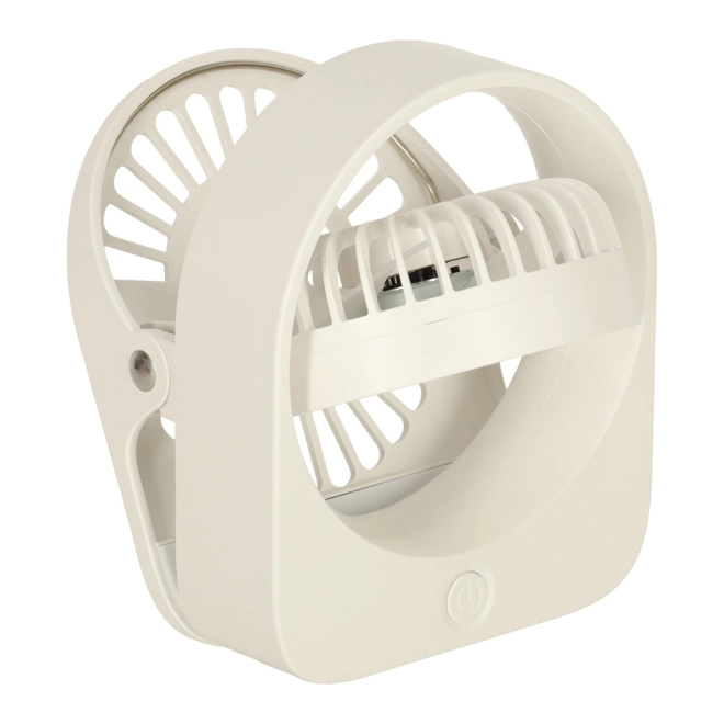 Ventilateur de bureau USB sans fil 11,5 cm blanc