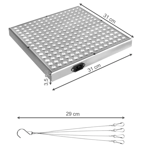 Lampe/Panneau 225 LED pour la croissance des plantes. 23525