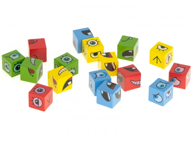Blocs créatifs changeant de visages