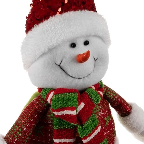 Bonhomme de neige de Noël avec jambes télescopiques