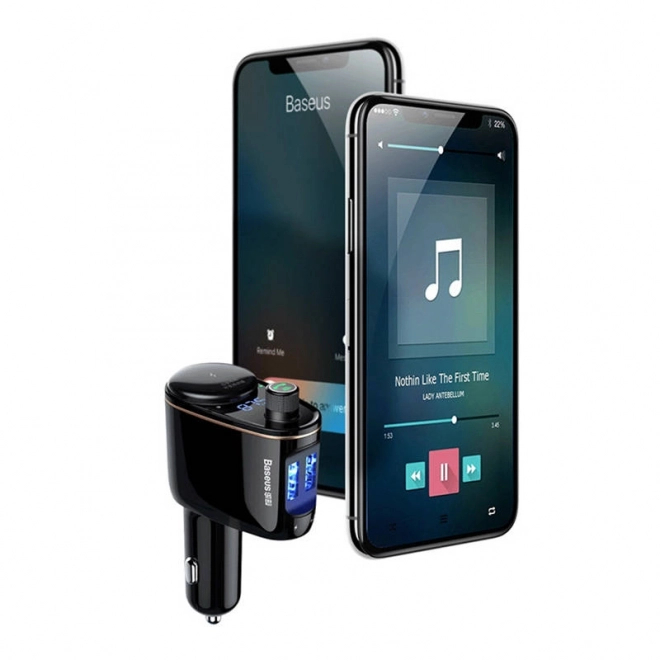 Émetteur MP3 Bluetooth pour voiture Baseus noir