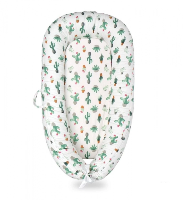 Cocon pour bébé / nid 90*50 cm - motif cactus