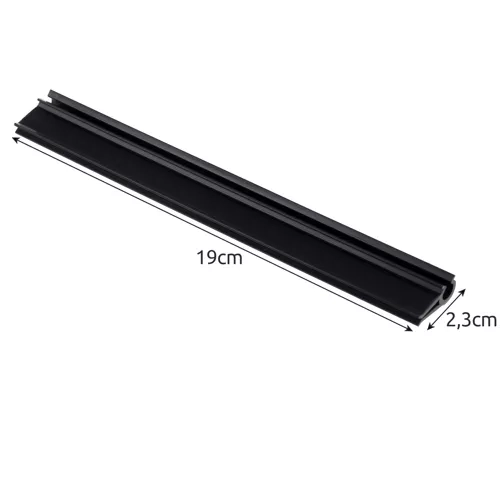 Embouts / agrafes de fixation pour ruban de masquage 19cm - anthracite 23911 (10pcs)