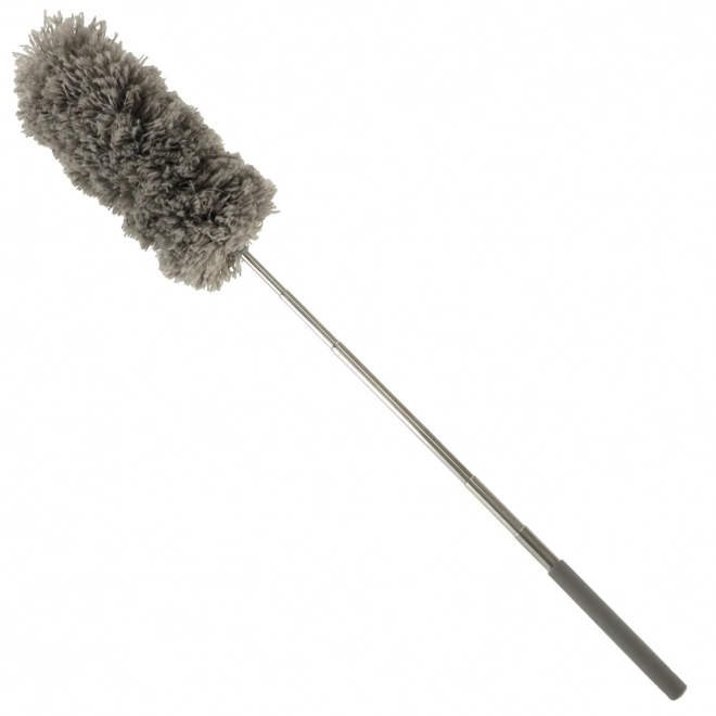 Plumeau télescopique gris en microfibre