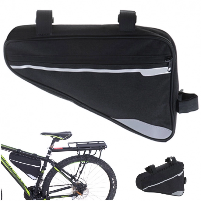 Sacoche triangulaire sous cadre de vélo