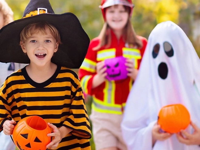 Seau à bonbons citrouille d'Halloween