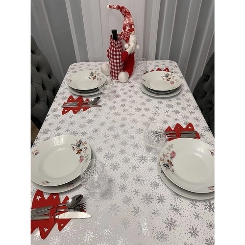 Accessoires de Noël pour couverts - sapins Ruhhy, 12 pièces