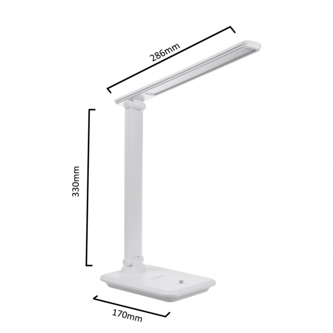 Lampe de bureau LED Maclean 9W blanche