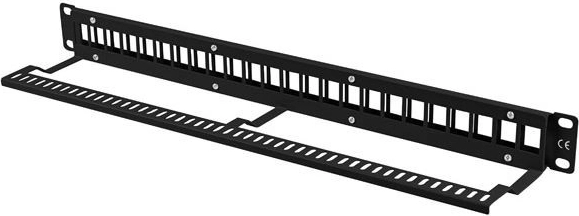 Construction métallique 1U résistante pour rack 19"