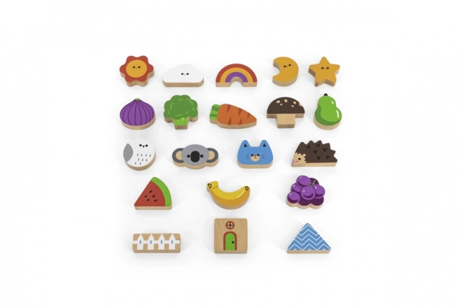 Jeu en bois Attrape et trouve