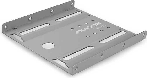 Cadre métallique AXAGON pour le montage d’un HDD/SSD 2,5" dans un emplacement 3,5", Gris