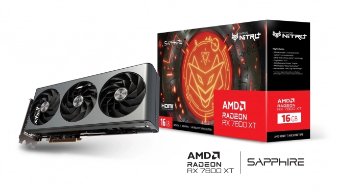 Carte graphique Sapphire Radeon RX 7800 XT Nitro+