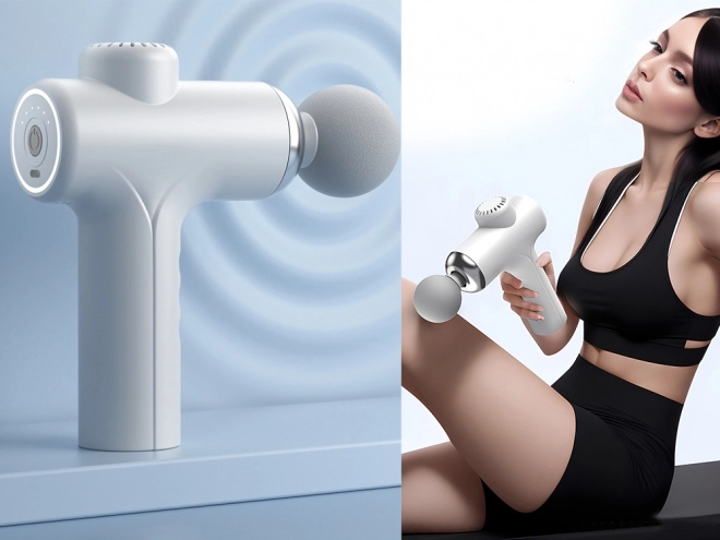 Pistolet de massage avec design ergonomique
