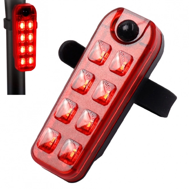 Feu arrière LED pour vélo avec chargement USB