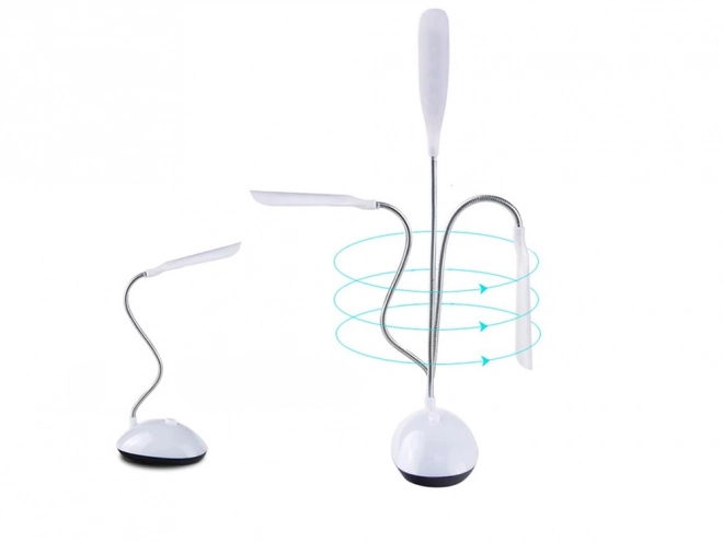 Lampe de bureau LED blanche pour l'école