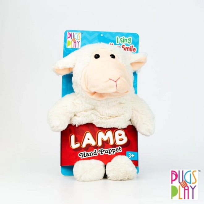 Marionnette chantante Mouton 32 cm