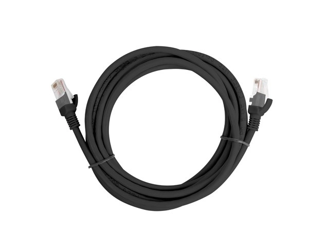 Patchcord catégorie 6 noir 3m Fluke Passed Lanberg