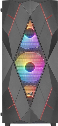 Panneau avant facetté avec RGB et haut flux d’air