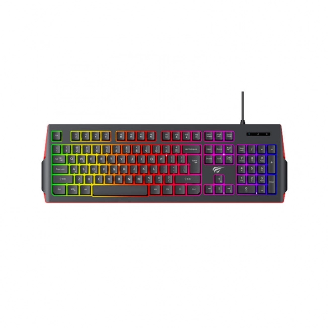 Clavier à membrane de jeu Havit KB866L RGB