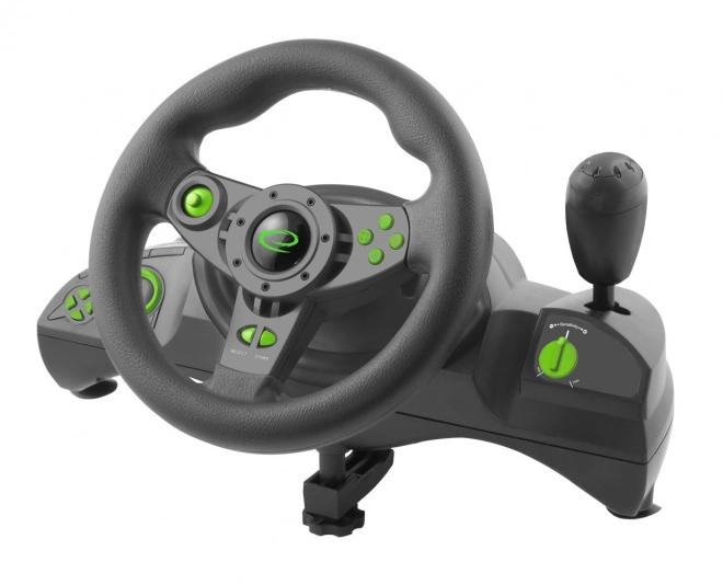 Volant NITRO USB PS3/PC noir/vert