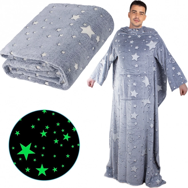 Couverture polaire avec manches – lumineuse dans l’obscurité