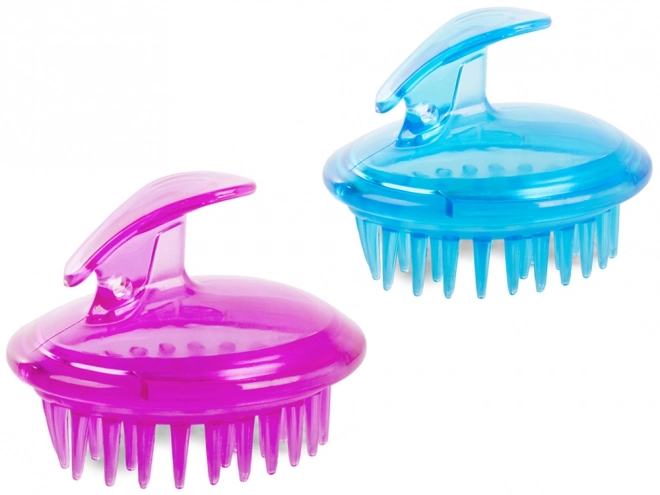 Brosse massante en silicone pour la tête et le corps