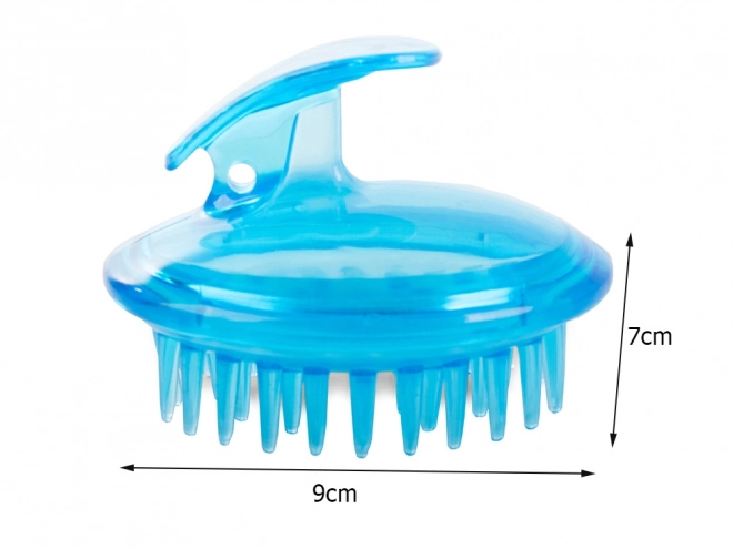Brosse massante en silicone pour la tête et le corps