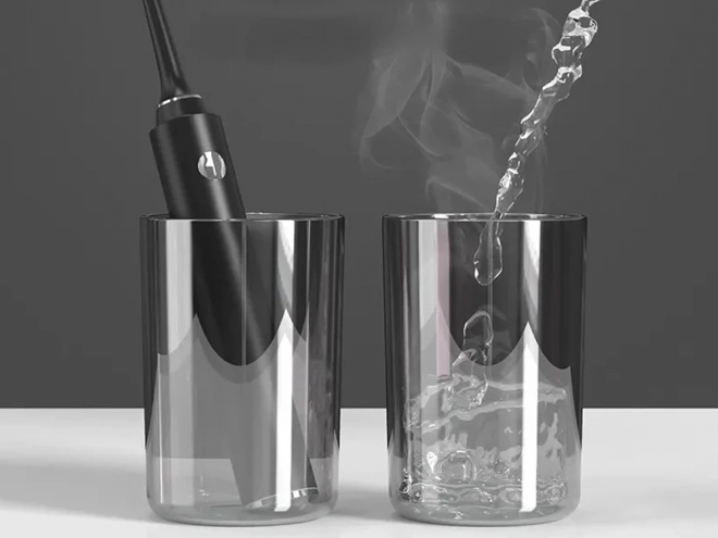 Distributeur de dentifrice et porte-brosses à dents avec gobelets