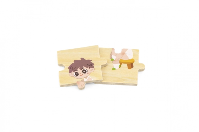 Puzzle en bois habillage
