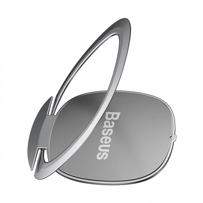 Baseus Support de Bague Invisible pour Smartphones - argenté