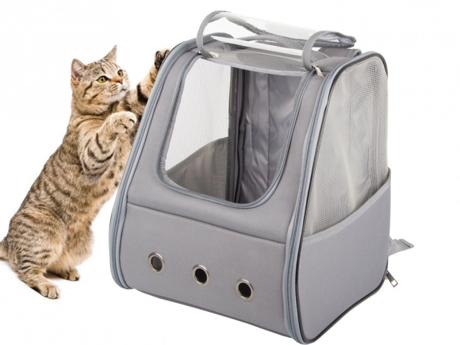 Sac à dos pour animaux de compagnie avec ventilation et fenêtre