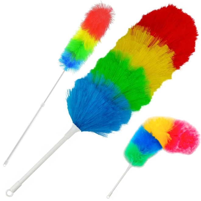 Brosse à poussière télescopique