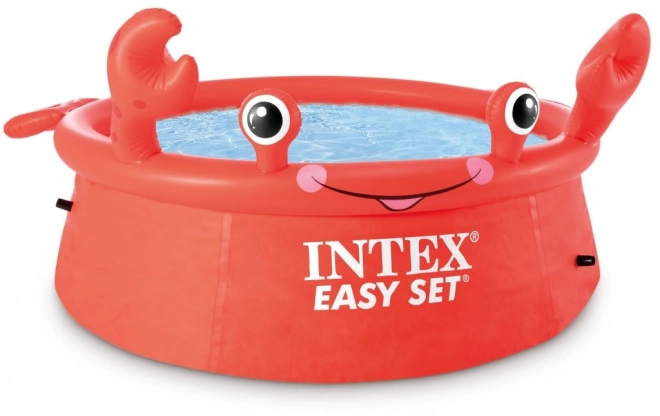 Piscine gonflable Crabe joyeux INTEX EASY SET