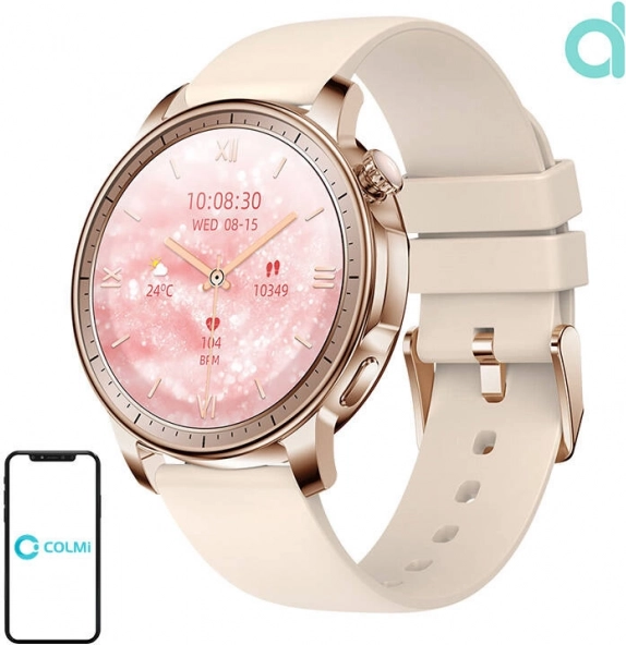 Montre connectée Colmi V65 dorée