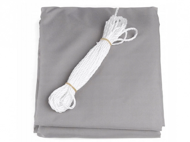 Bâche de jardin grise 4x3m