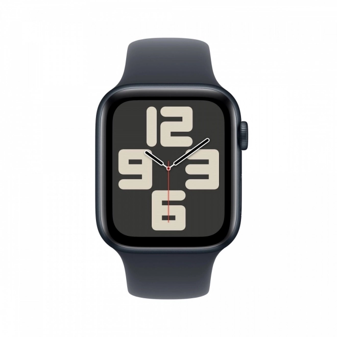Apple Watch SE GPS, boîtier en aluminium 40 mm couleur minuit avec bracelet sport couleur minuit - taille S/M