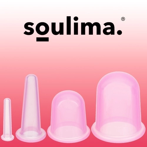Tasses en silicone chinoises avec masseur - ensemble