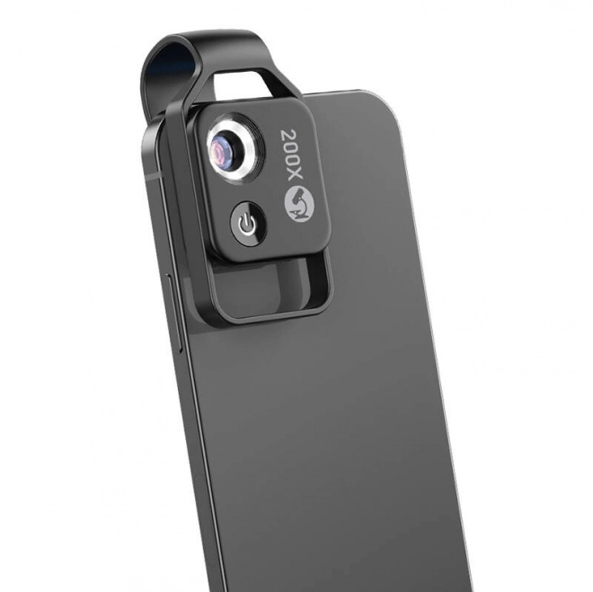 Objectif pour téléphone mobile Apexel 200X micro noir