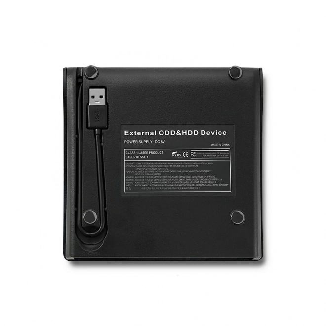 Boîtier externe / pochette pour lecteur optique CD / DVD SATA USB 3.0 12,7mm