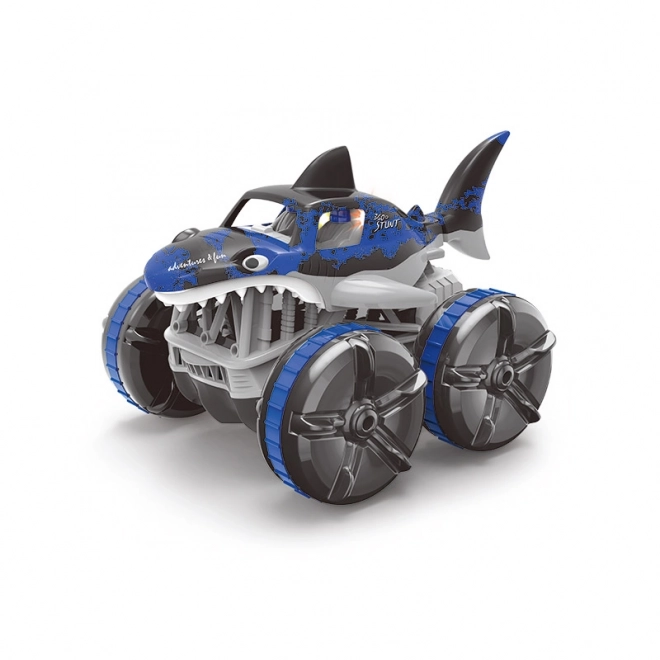 Voiture amphibie requin rouge